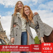 格纹西装外套女衣香丽影2018秋装新款港味复古休闲格子chic小西装图片