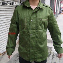 87冬作训上衣军绿色涤卡外套多口袋耐磨工作服劳保服宽松罩衣 正品