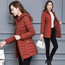 2018反季棉服新款轻薄显瘦保暖棉衣韩版中长款秋冬季棉服外套女装图片