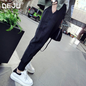 韩版百搭宽松学生ins运动裤