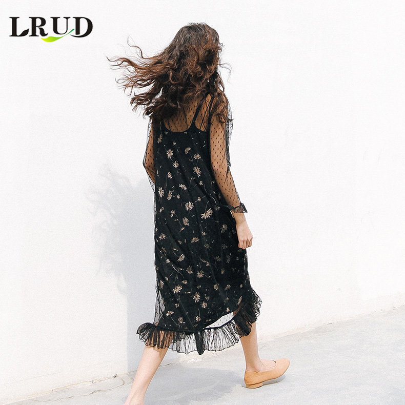 两件套连衣裙女春装2018新款女装韩版夏季长