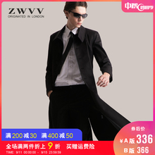 2019新款风衣男春秋男士修身长款过膝大衣英伦中长款时尚潮流外套