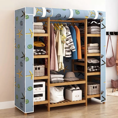 衣柜简约现代经济型成人组装简易衣橱省空间单人双人宿舍卧室实木