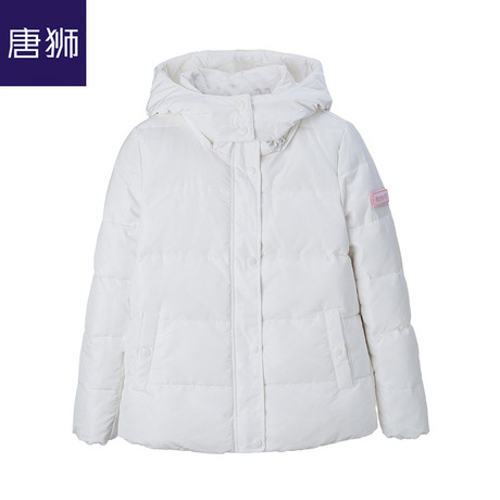 唐狮旗舰店2018冬装新款羽绒服女短款羽绒衣保暖韩版连帽外套商品大图