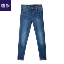 唐狮旗舰店2018冬装新款女牛仔裤韩版修身显瘦铅笔裤长小脚潮图片