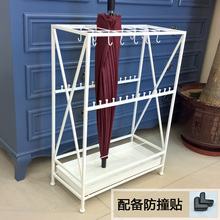 铁艺雨伞架家用雨伞收纳架酒店大堂长短柄雨伞放置架学校挂伞架子