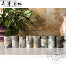 天然大理石玉石仿古中式牙签罐牙签盒牙签筒餐厅酒店家用装饰摆件