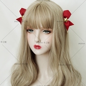 MRNA手作洛丽塔甜美兔耳星星铃铛发夹lo娘必备卖萌神器lolita小物