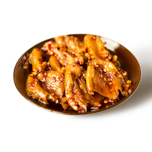 四川特产小吃香辣去骨鸭爪160g
