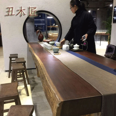 黄花梨实木大板茶桌是什么档次