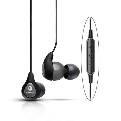 Shure/舒尔 SE112M+线控带麦hifi耳机入耳式 手机动圈耳机耳塞式