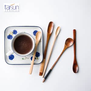 创意木质勺子原木汤匙勺子调羹