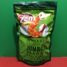 临期 马来西亚进口 膨化食品 特大袋装 70克 Z三N牌大虾芥末味片