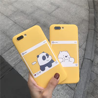 可爱小熊oppoa59s手机壳A3/A5软壳r15保护套r11硅胶r9s情侣a73a83
