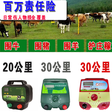 牧场电子围栏畜牧养殖电围网全套动物围栏太阳能供电牛羊马猪骆驼