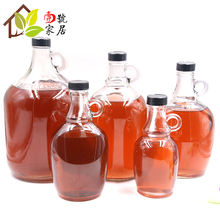 包邮 红酒瓶密封储存葡萄酒瓶自酿容器玻璃药酒泡酒瓶 玻璃加州款