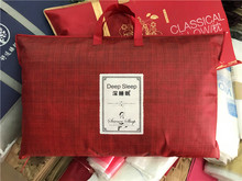 袋高档加厚无纺布仿麻布枕芯手提袋子礼品袋 家纺床上用品枕头包装