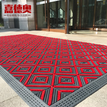 酒店公司进门门垫脚垫三合一地垫定制除尘垫子 室外拼接防滑地垫