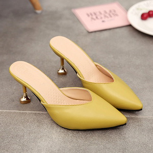 时尚外穿包头半拖鞋