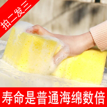 洗车海绵专用特大号强力去污高密度擦车蜂窝珊瑚大块海绵汽车工具