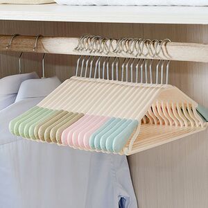 宽肩无痕塑料防滑衣架