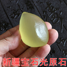 特价 包邮 乌尔禾宝石光新疆克拉玛依金丝玉黄色宝石光原石