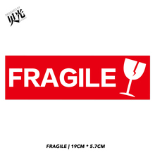FRAGILE警示标贵重物品易碎提示行李旅行箱贴纸拉杆箱电脑防水617