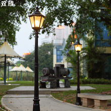 欧式复古庭院灯小区别墅花园草地灯铝材防锈路灯杆户外防水景观灯