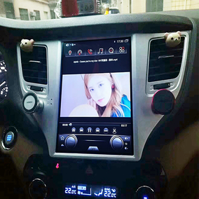 现代新途胜安卓大屏导航一体机新款竖屏途胜导