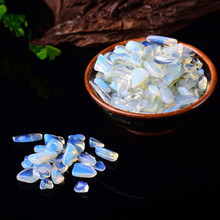 天然优质蛋白石碎石消磁石 水晶原石铺鱼缸水晶枕 供佛包邮