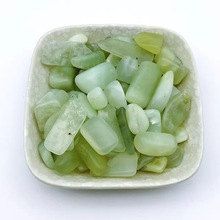 秀气玉石碎石原料岫玉鱼缸花盆装 饰供佛消磁水晶净化 新品