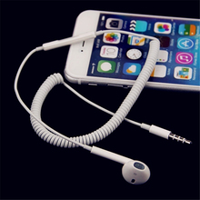 苹果6P手机司机驾车单耳弹簧拉缩单边线通话左右耳机安卓iphone6
