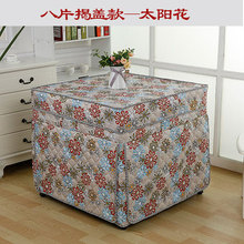 罩子套子桌桌布花边麻将罩90x90炉卓布防水80x80桌罩布70 烤火炉