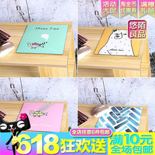 可爱卡通鼠标垫 男女生加厚韩版 萌物垫桌垫 创意学生办公鼠标垫