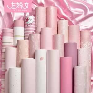 ins网红墙纸自粘墙上装饰桌子墙贴纸防水卧室温馨女孩背景墙壁纸