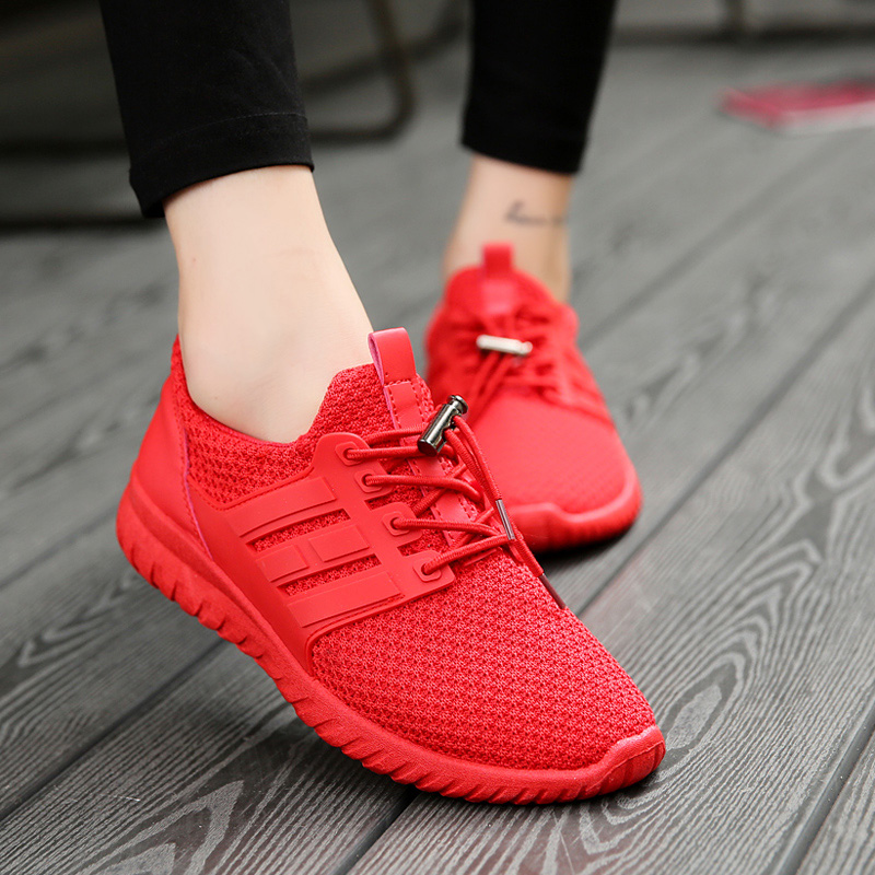 Jordan Summer Large Women's Shoes 41-43 Single Shoes Big Red Personalized Fashion Board Shoes Women's Flat Bottom Sports Casual