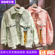 JTJK320A 牛仔夹克外套M 女式百搭短款 铭百家好倾城2019年春季新款