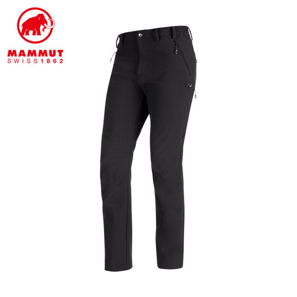 MAMMUT/猛犸象 男士春秋弹力防风防泼水耐磨保暖抓绒软壳裤长裤