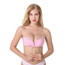 Silicone Push Bra Strapless Stick Adhesive Women