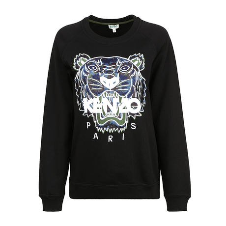 KENZO/高田贤三春秋新款女士虎头印花长袖套头卫衣1 2SW8024XG商品大图