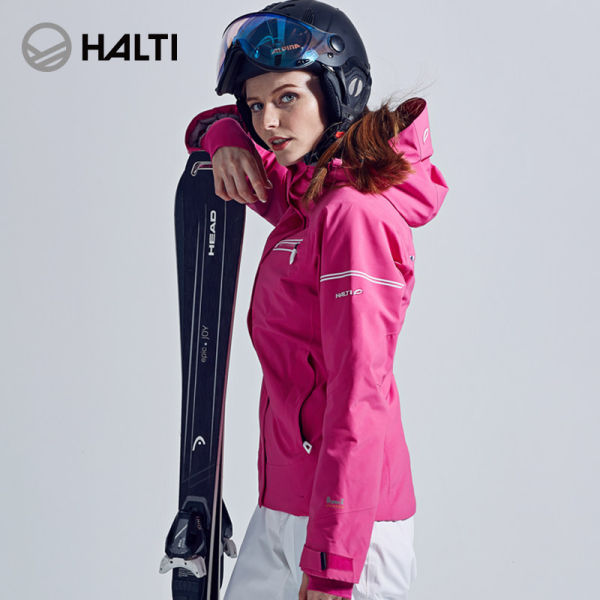 Halti哈尔迪户外运动女防风防水透气弹性保暖滑雪服 H059-2185