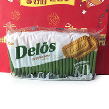 韩国Delos迪乐司卡布奇诺咖啡味曲奇饼干157.5克25片独立装零食