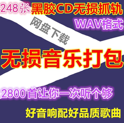 无损音乐WAV格式网盘下载打包汽车车载高品质MP3经典流行歌舞曲DJ