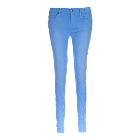 Juicy Couture 蓝色插袋设计修身裤装商品大图
