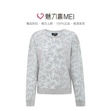 Juicy Couture 灰色圆领拉链休闲时尚女士长袖上衣卫衣图片