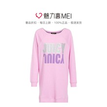 Juicy Couture 粉色字母印花圆领长袖女士上衣图片