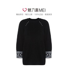 预售 KENZO/高田贤三 黑色棉质镂空字母拼接女士秋冬套头衫图片
