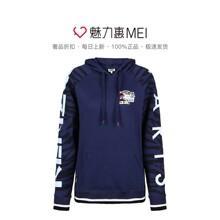 预售 KENZO/高田贤三 蓝色纯棉后背刺绣双虎女士秋冬连帽卫衣图片