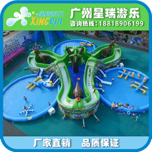 充气冰雪世界充气水上乐园移动水上乐园充气冰雪奇缘动漫水世界