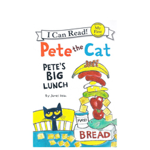 Big read the 儿童绘本图画故事书 Pete Lunch can Cat 皮特猫 英文原版 1分级读物